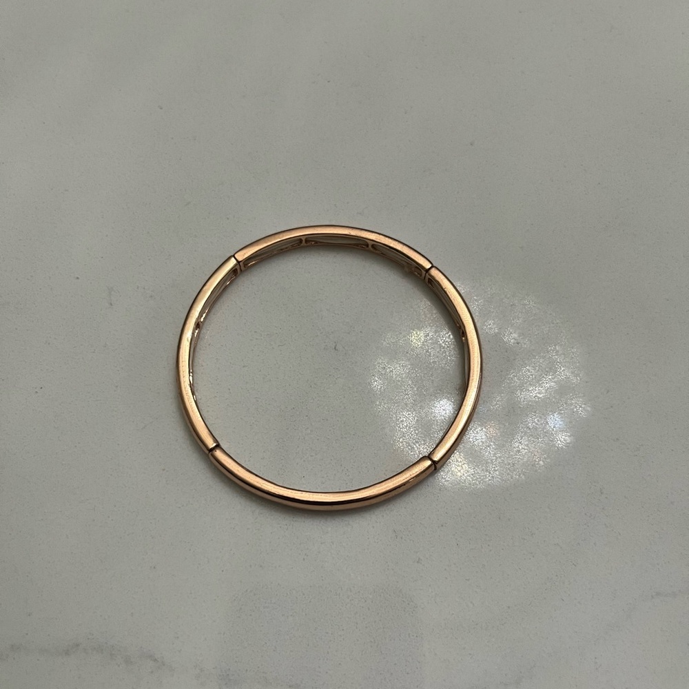 LOFF rose gold stretch bracelet